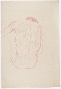 Seated Male Nude from Behind